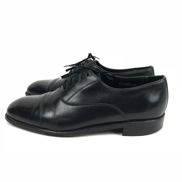 Florsheim Mens Flexibles Black Leather Oxfords 9.5 main image 7